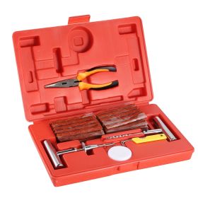 58 Pcs Universal Tire Repair Tools Kit Flat Tire Puncture Repair Tools for Cars Trucks